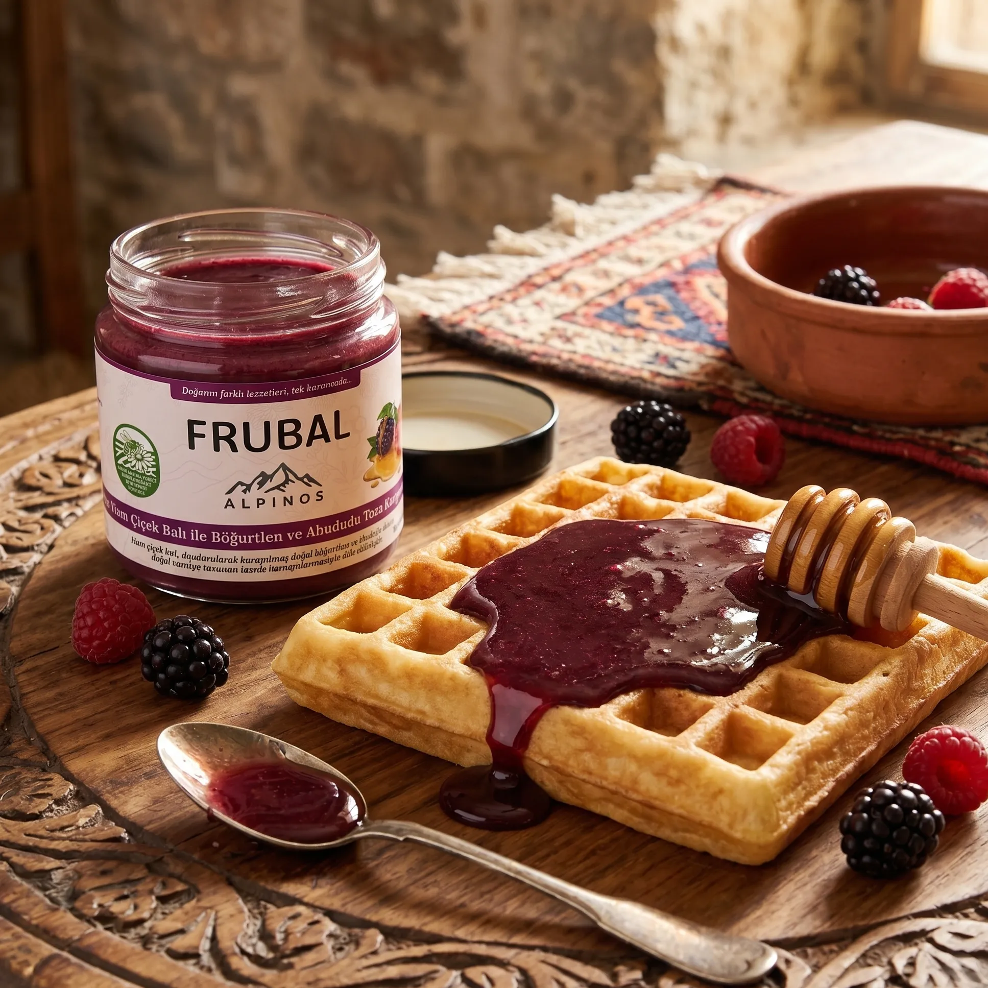 Waffle-uzerine-bogurtlen-ahududu-bal-karisimi copy